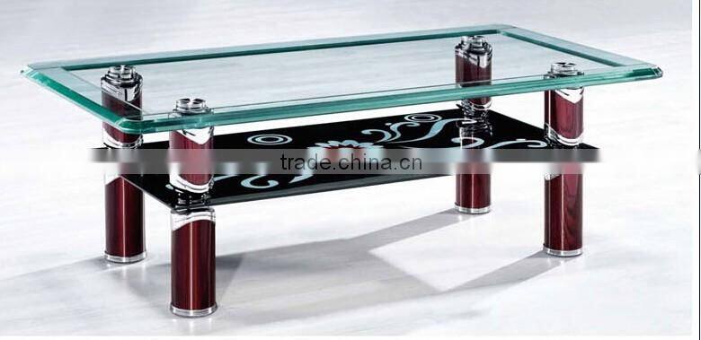 modern design glass tea table for home furniture