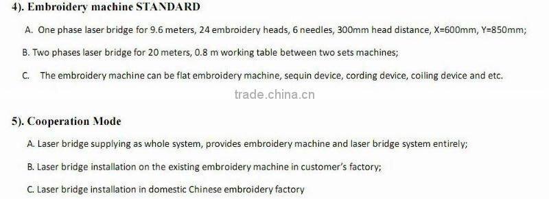 GoldenLaser Laser Embroidery Machine
