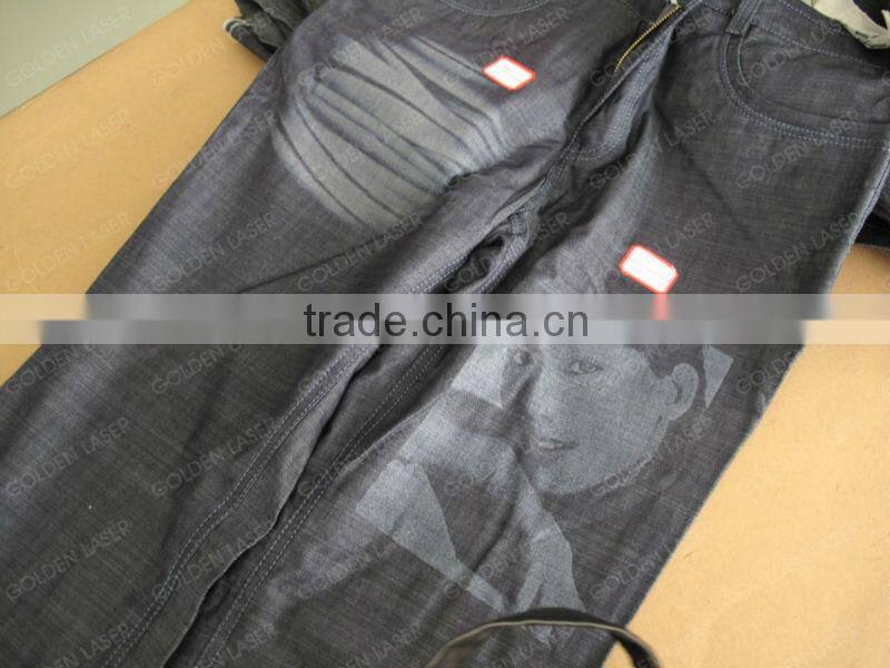Germany Galvo Head Denim Jeans Laser Engraving Machine
