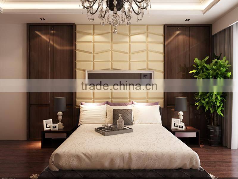 2015 china manufacturer wholesale faux leather Household 3d soft leather wall panel