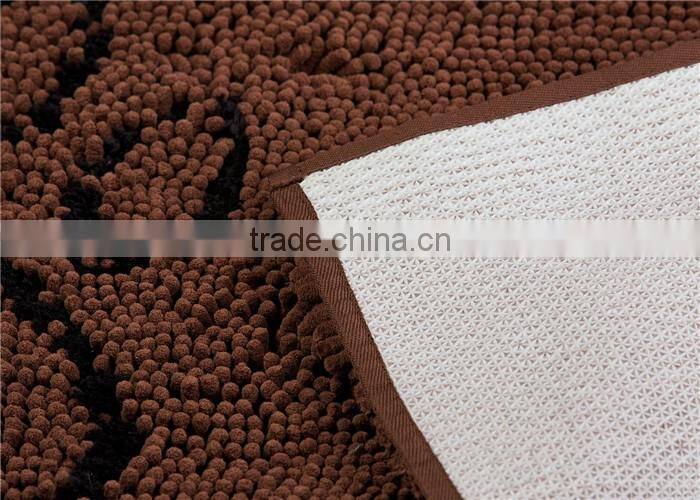 noodle dog microfiber mat chenille non slip floor mat