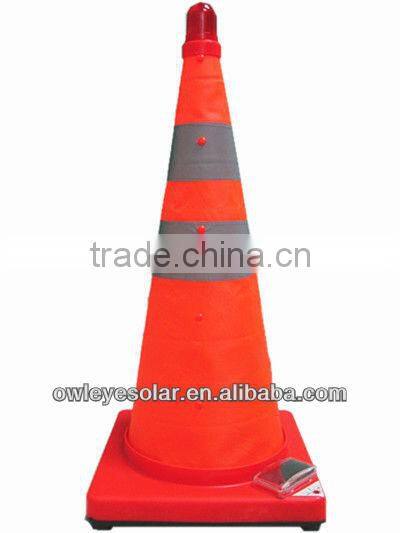 blink traffic cones /LED collapsible cones/solar cones