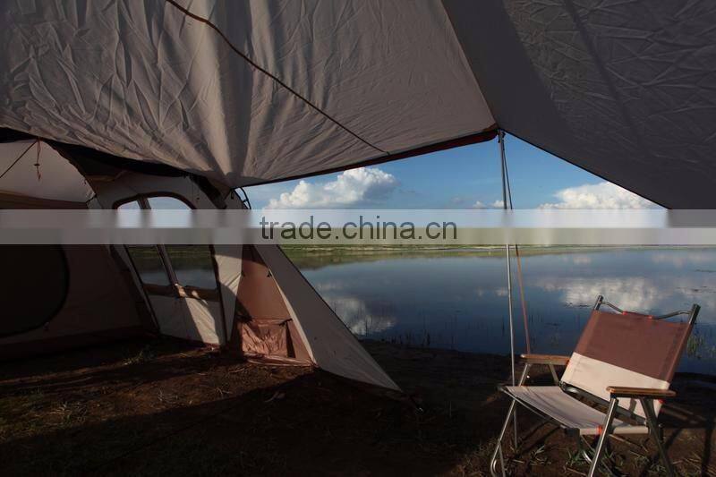 2016 new design waterproof 4-5 person camping tent