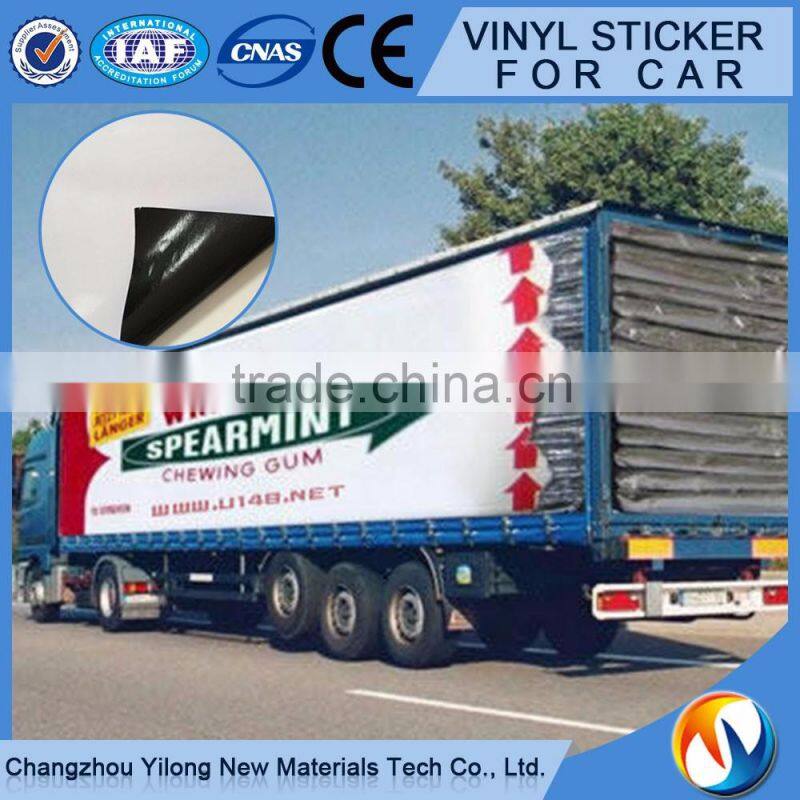 Self adhesive vinyl film for banner / self adhesive color pvc vinyl film sticker / printing self-adhesive vinyl car sticker