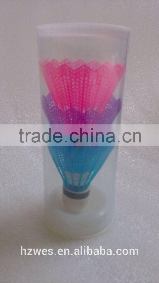3PCS Colorful plastic badminton