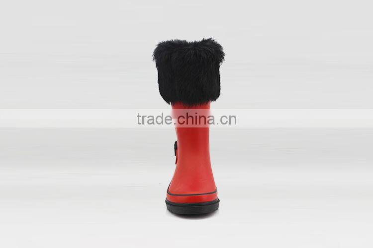 China supplier Customised designs Colorful women low cut rain boots