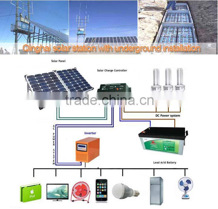 2016 new product home solar panel system 3kw with solar panel and battery