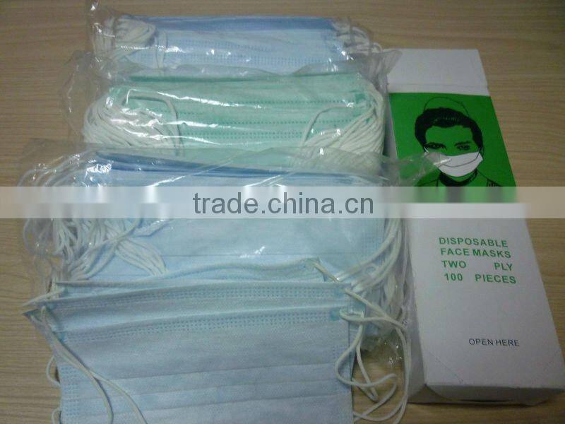 Disposable Three Layers Non-Woven medical mask face decorative Wholesale Manufacturer