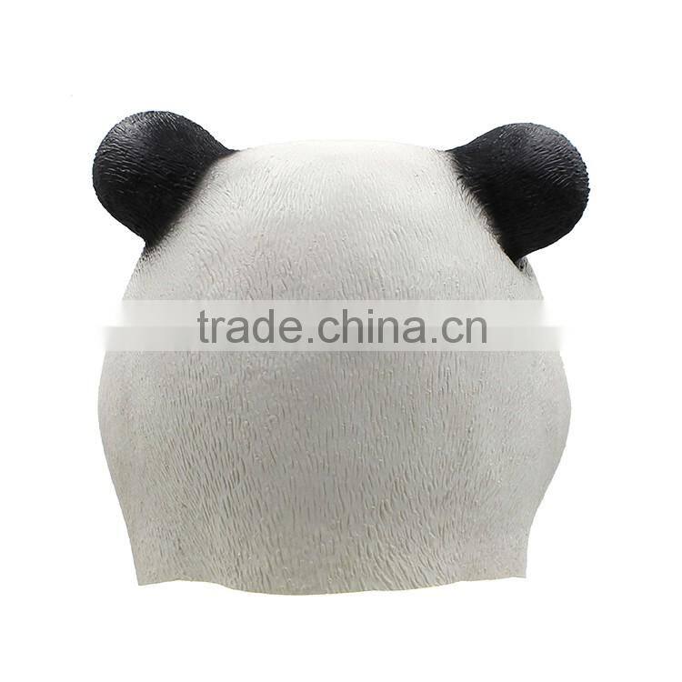 party Cosplay Eco-Friendly Natural Latex Animal Panda head Mask