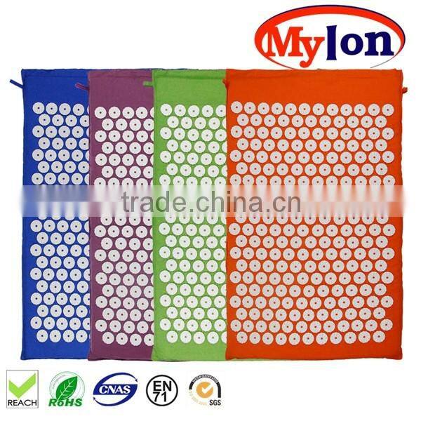 high quailty acupressure mat and pillow set combo relieve back pain
