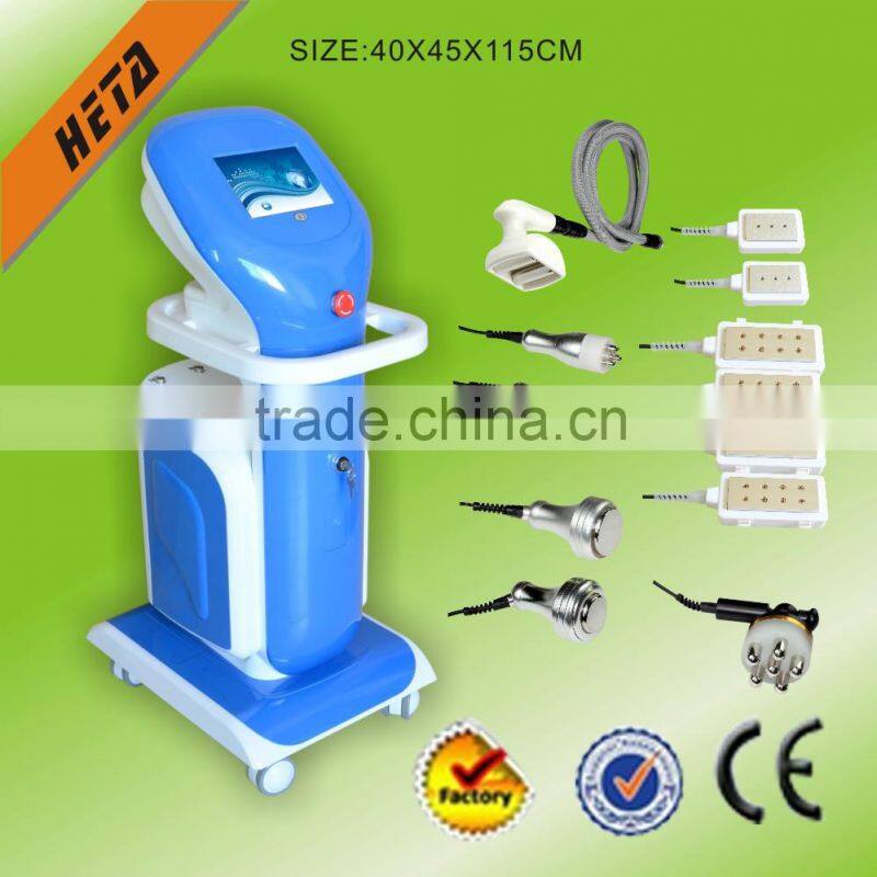 Guangzhou HETA 40k/1M ultrasound cavitation Slimming Equipment/Multipolar RF Laser Beauty Machine