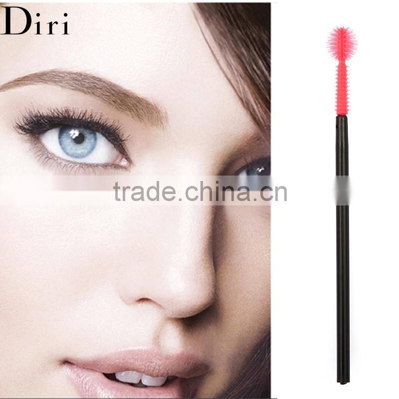 Disposable Curved Silicone Head Eyelash Mascara Brush