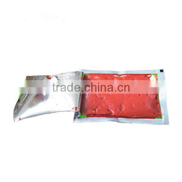 70 g sachet tomato paste in box and in carton