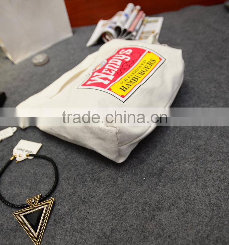 casual little fresh canvas tote shoulder bag