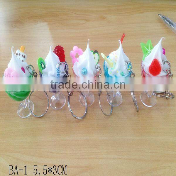 Fashion Castle KeyChain / Promotional plastic keychain