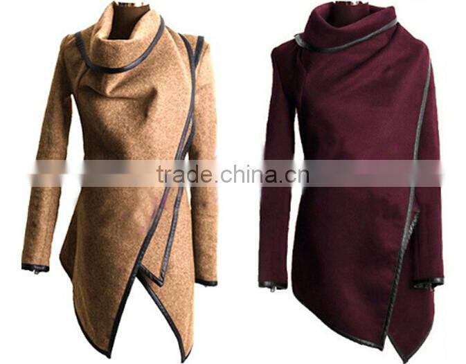 New Women Warm Wool Slim Long Trench Parka Peacoat Outwear Overcoat Coats Jacket