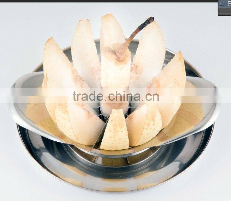 Stainless steel apple slicer/cutter, Manual Fruit cutter