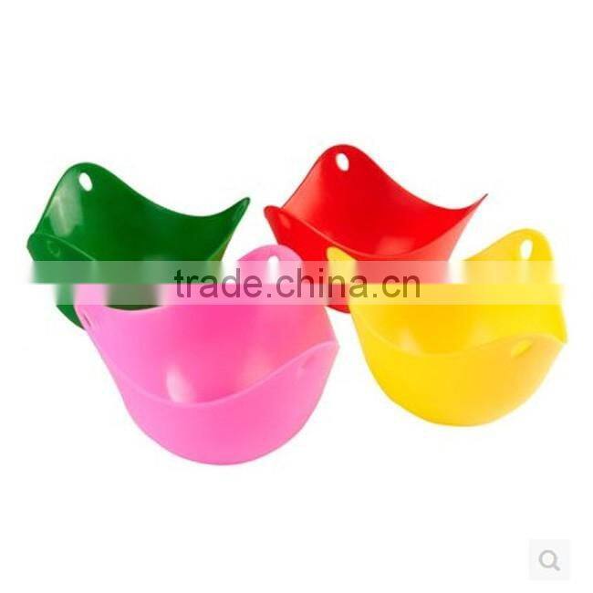 Cheaper flower Silicone egg poacher mold