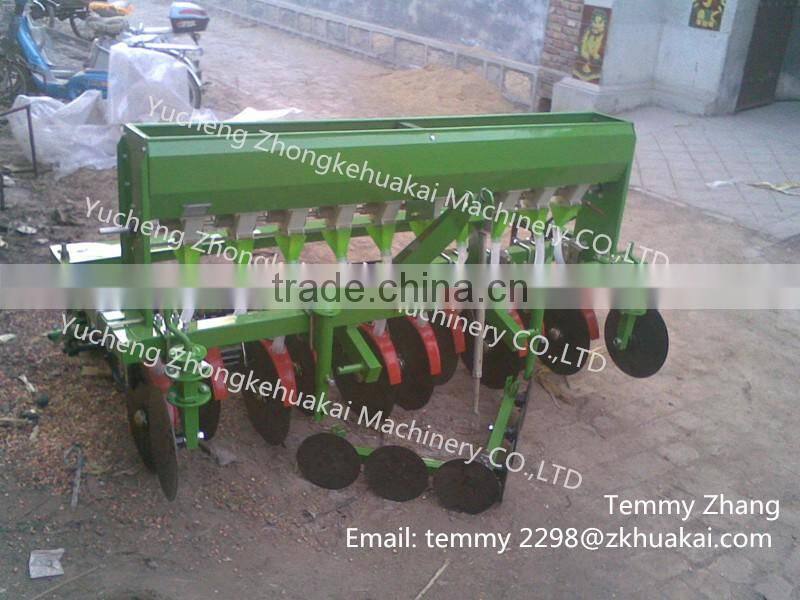 Tractor mounted wheat seeder planter