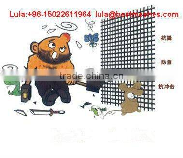 powder coated black ss316 security mesh for window and door screen
