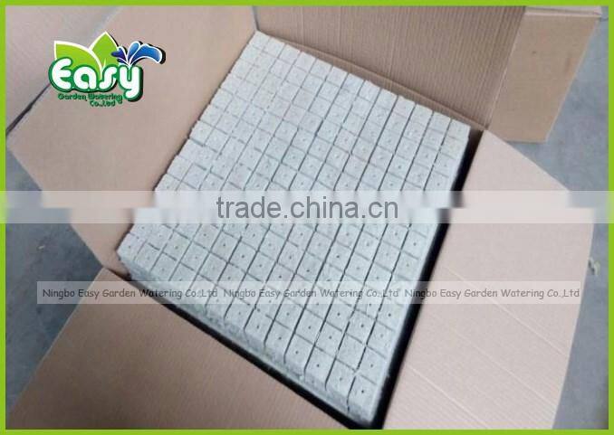 20cm Starter Plugs Cubes - rockwool hydroponic grow media. Propagation Cloning Rockwool Cubes