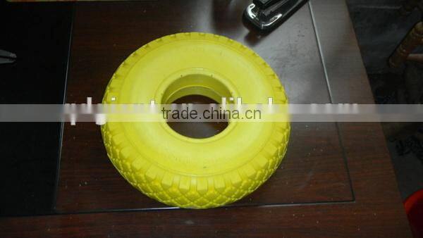 flat free pu foam wheels 3.00-4