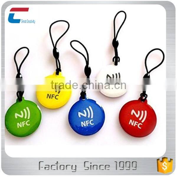 waterproof 13.56mhz passive shenzhen small rfid nfc mini key card tag