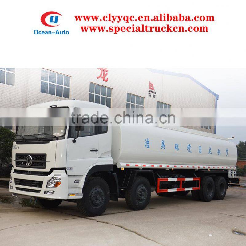 Dongfeng 8X4 tractor water tanker 25000liter water tanker truck for sale