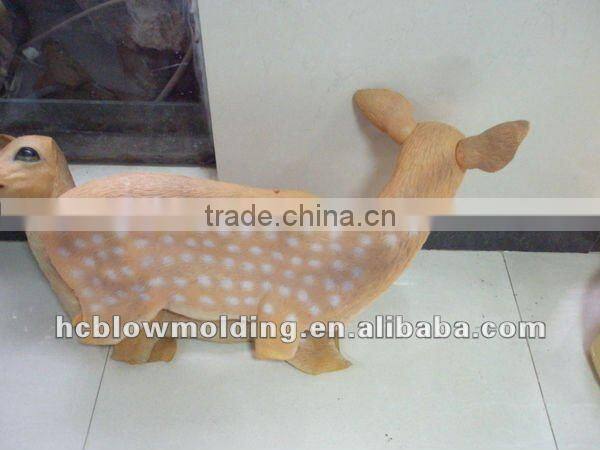 OEM Blow Molding Plastic Animal Decoy Bait The Deer Mould Design