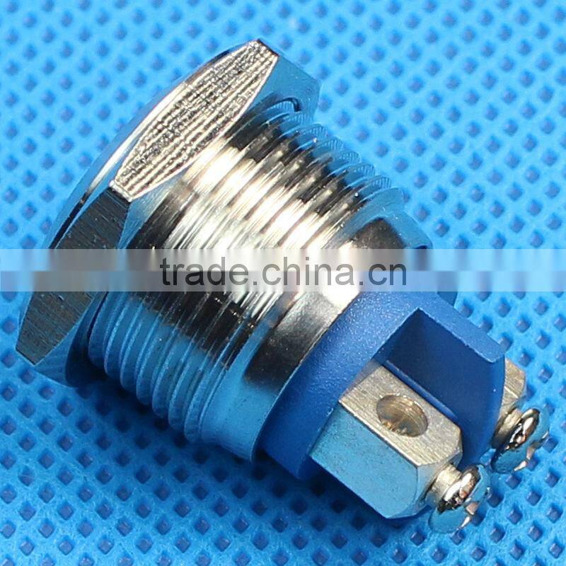 16mm flat head screw terminals waterproof switch