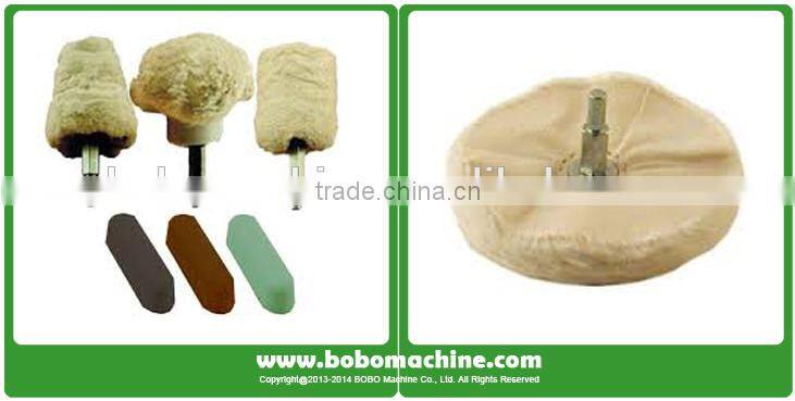 Polishing machine for steel utensil tableware