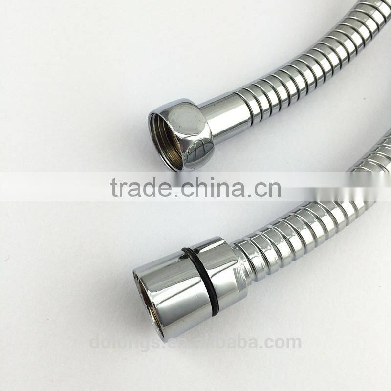Doflex 2015 new design stainless steel flexible bath shower hose with brass fittings 59 inches