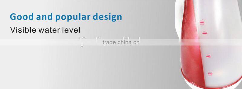 1.7L Durable Hot Sale Plastic Electric Tea Kettle