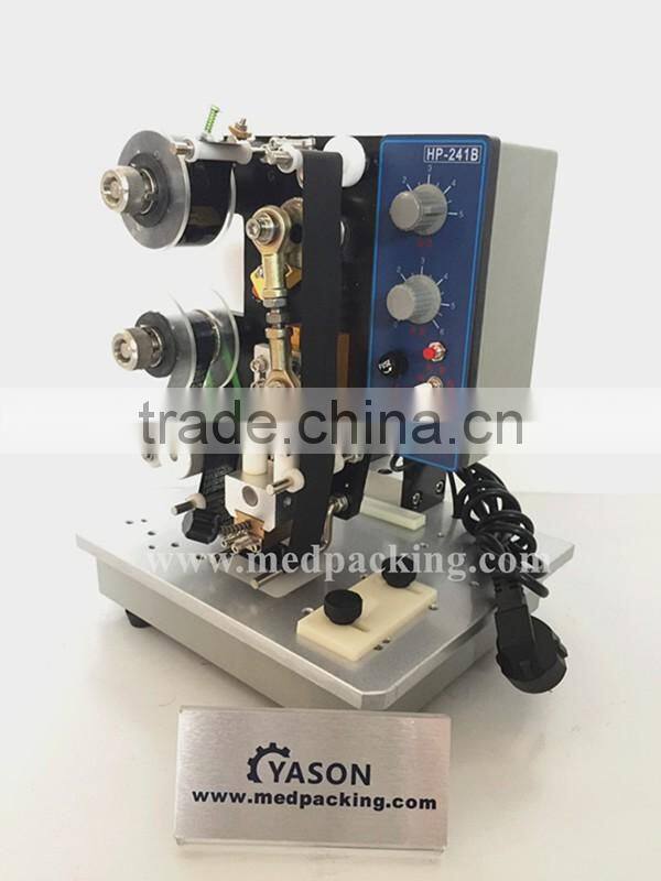 Hot stamp coding machine, ribbon coding machine,date printer on bag/film/paper sheet automatic printing