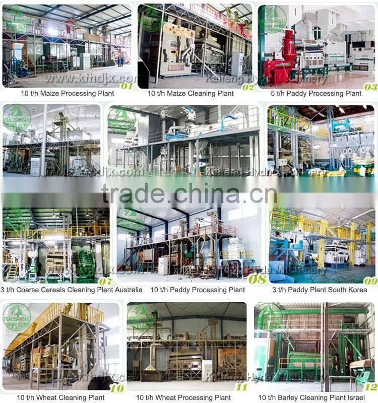 10T Wheat Seed Plant cleaning grading coating packing machines