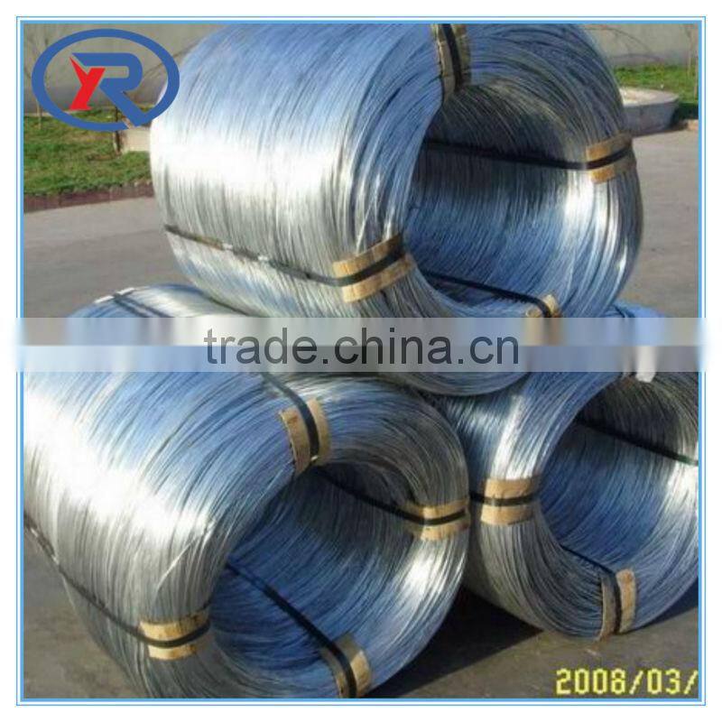 China Factory electro galvanized wire/hot dipped galvanized wire