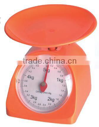 Manual kitchen weighing scale