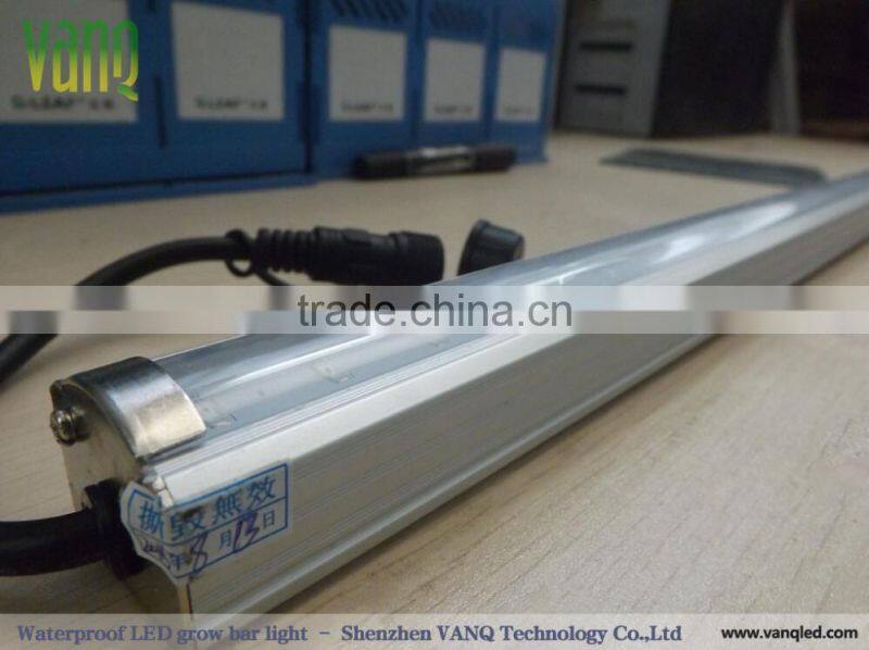 vanqled 30w led grow tube IP65 for indoor farm hydroponic with humidity,daisy-chain grow plant light