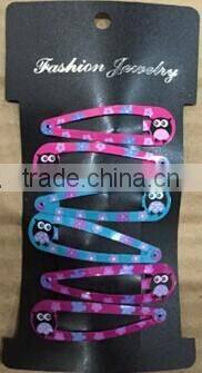 6PC OWL PRINTING LOVELY HAIRPIN