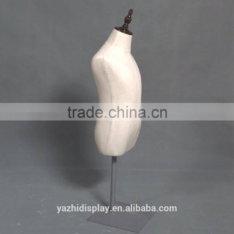 Fabric tailor vintage dress form kids torso mannequin
