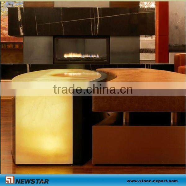 Newstar transparent backlit onyx glass