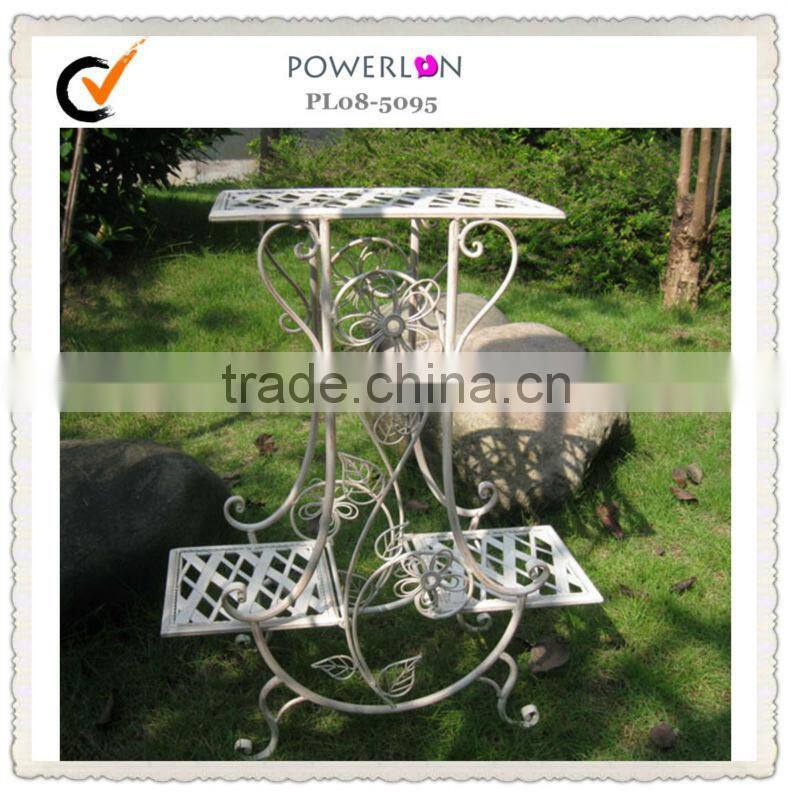 Classical shabby chic metal flower holder