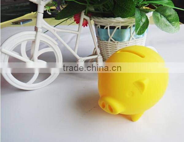 Cute Silicone Small Piggy Bank, Kids Pigg Bank as Decorative Christmas Gift