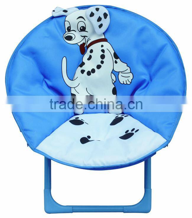 foldable portable cartoon kid moon chair