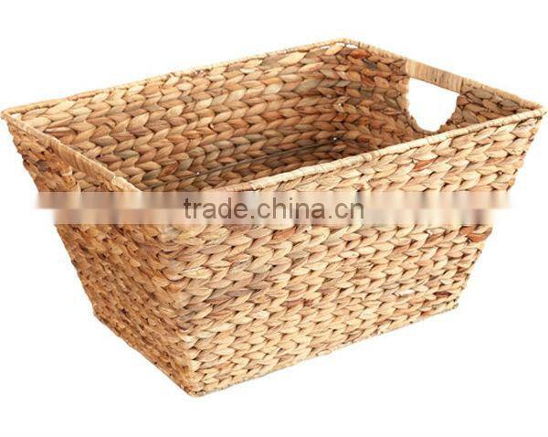 Natural water hyacinth cabinet baskets