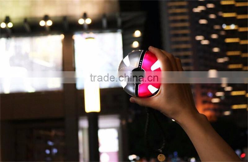 Pokemon Go Ball Power Adapter LED Light Brushed USB Backup Battery Power Bank