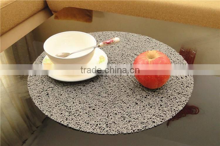 Round EVA Insulation Stain-resistant Dining Room Placemats - Set of 12
