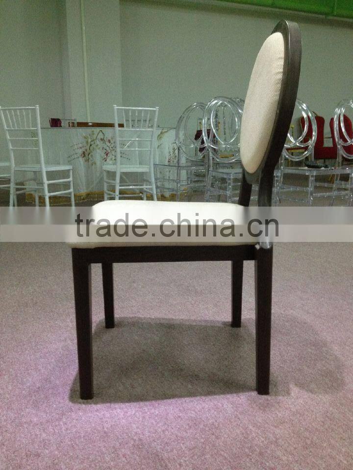 Classic round back dinning chair ,French furniture solid aluminium fabric sofa, living room furniture dinning chair