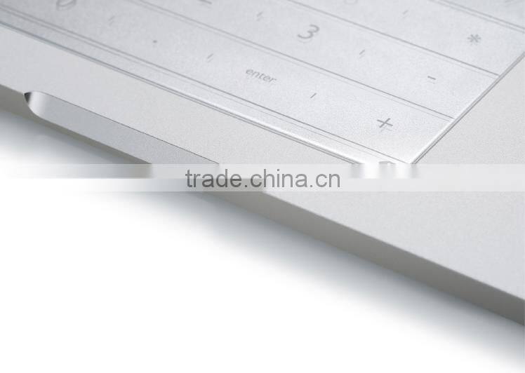 Ultra-Thin Smart Number Keypad For Macbook, Intelligent Touch Glass Keyboard, Thin Small Transparent Calulator Numberpad