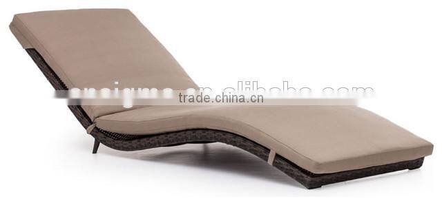 Sigma wicker pool furniture cane chaise lounge cheap sun loungers